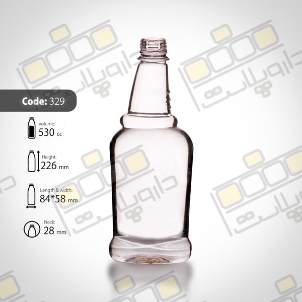 329-min بطری پت -PET کد 329